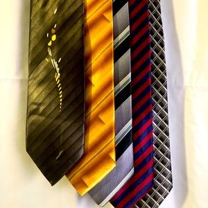Borden men’s neckties: set of 5